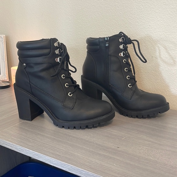 torrid Shoes - Black Lace-up Boots from Torrid